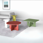 Plank Modern Office Round Coffee Side Table - Gavisco Office Furniture